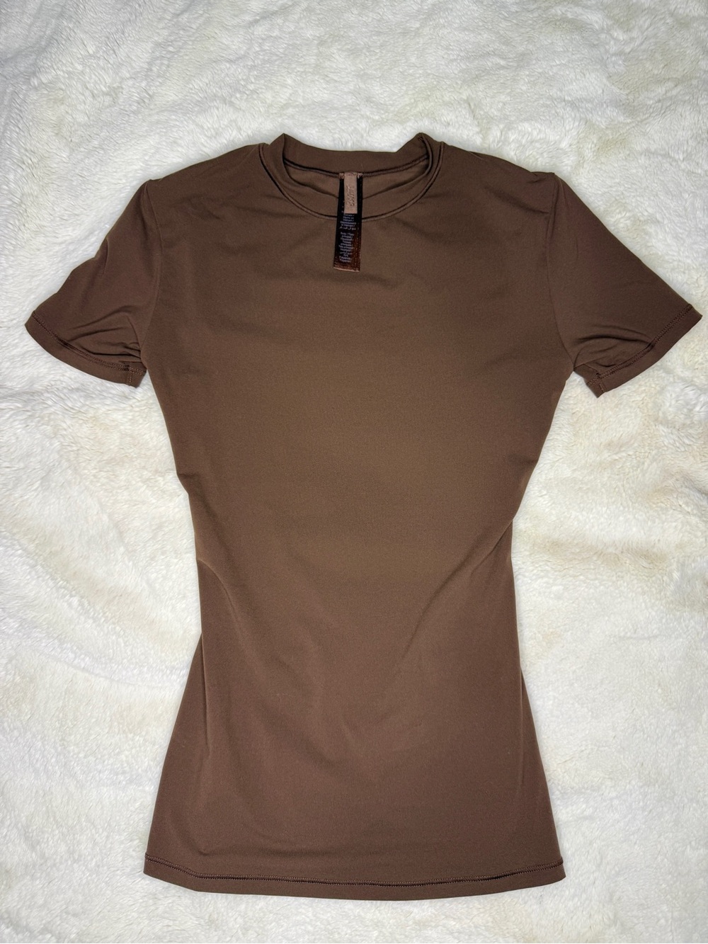 SKIMS Fits Everybody t-shirt Cocoa XXS